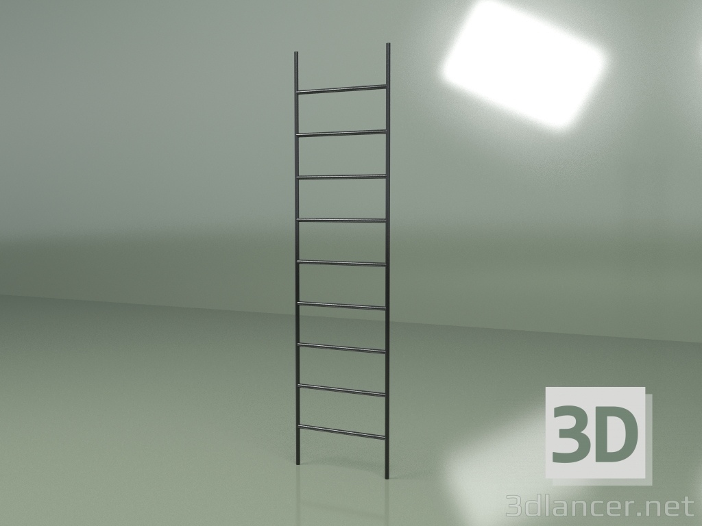 3 डी मॉडल सीढ़ी (काला) - पूर्वावलोकन