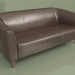 3d model Three-seater sofa Oxford (Brown leather) - preview