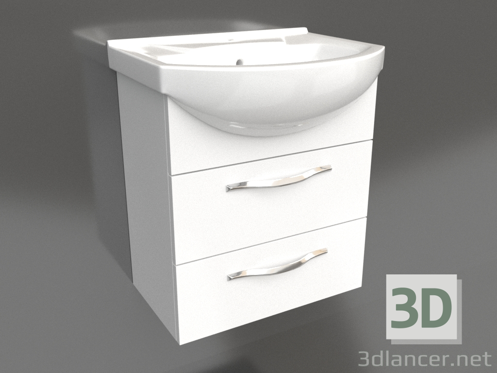 modèle 3D Armoire suspendue 50 cm (Agr.01.05-2) - preview