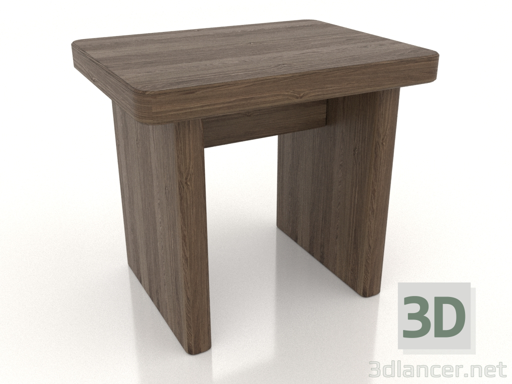 3d model Stool (lightened ash walnut) - preview