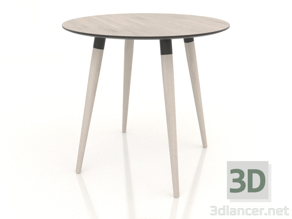 Modelo 3d Mesa de jantar BRUNO 800x800x750 mm (carvalho branqueado) - preview
