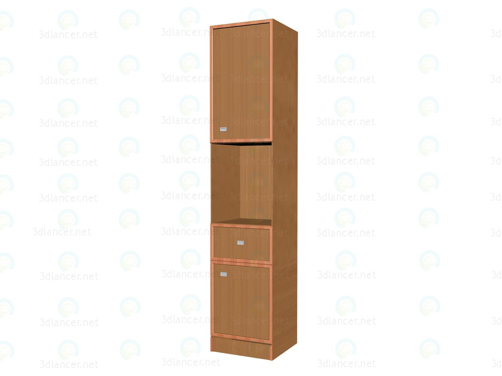 3d model Sección 2-e puerta, 1-n cuadro A227 - vista previa