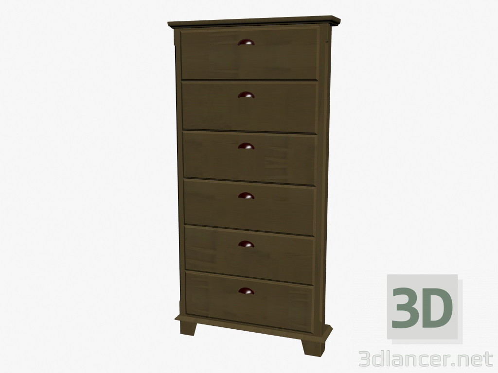 3d model Cabinet for CD (77h17h153) - preview