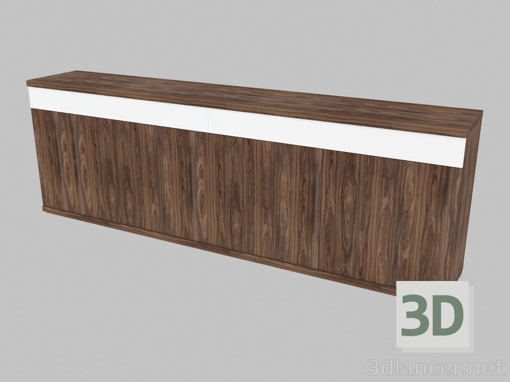 3d model Four-section buffet (6160-48) - preview