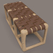3d Bench Bungalow manufactured by Riva 1920. Designer Jamie Durie. model buy - render