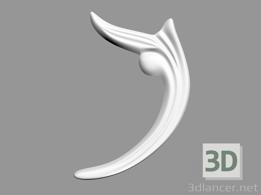 3D Modell Wanddekoration (F48) - Vorschau