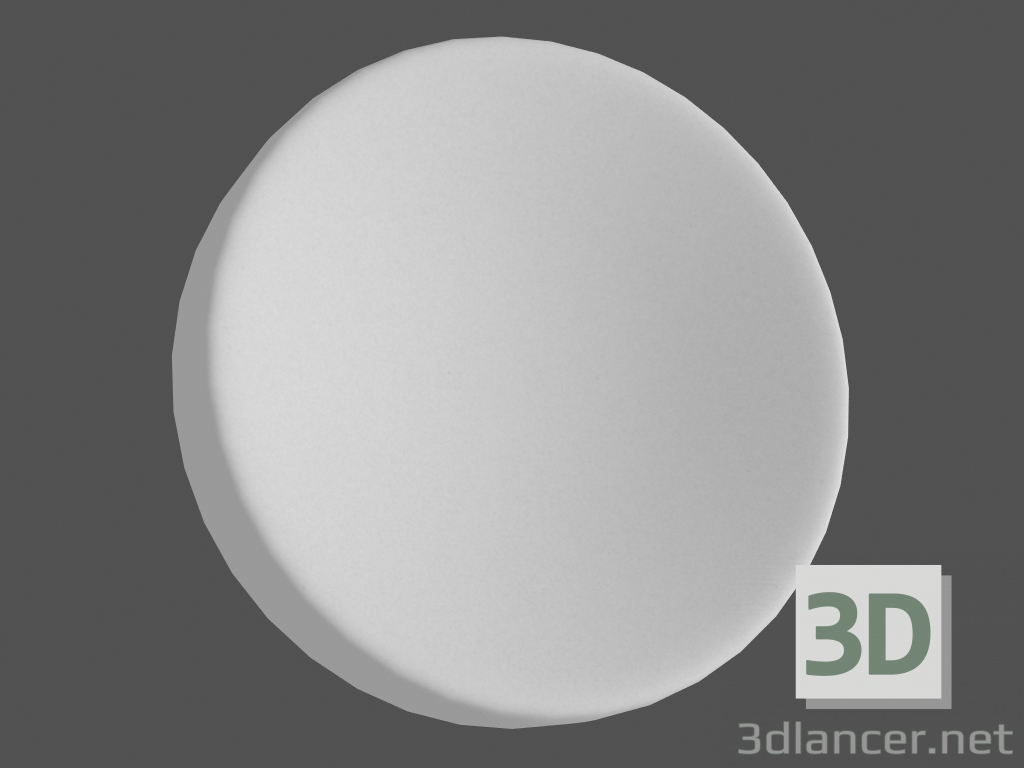 modello 3D Pannello 3D Luna - anteprima