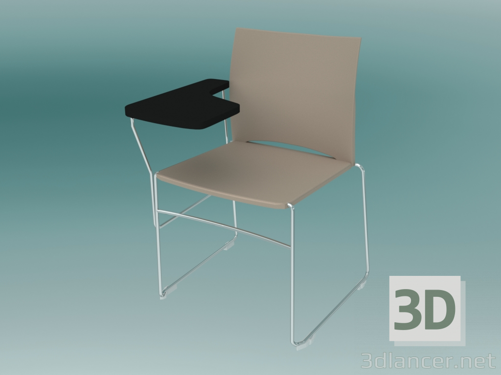3d model Visitor Chair (550V B) - preview