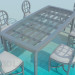 3d model Table for guests - preview
