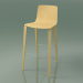 3d model Bar stool 5903 (4 wooden legs, natural birch) - preview