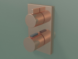 Eingebauter Thermostat für Dusche und Bad mit zwei Auslasspunkten (36 426 670-490010)