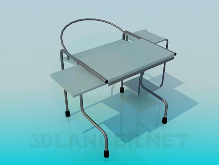 3d model Table for PC - preview 3d model Table for PC - preview