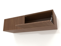 Mensola pensile ST 06 (porta aperta) (1000x315x250, legno marrone chiaro)