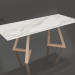 3D modeli Katlanır masa Sorrento 160-220 (beyaz seramik-kül) - önizleme