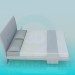 3D modeli Geniş yatak - önizleme