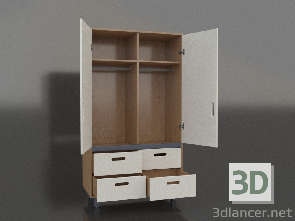 3d model Open wardrobe TUNE HB (WITHBA) - preview