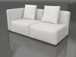 Módulo sofá sección 1 izquierda (Antracita)