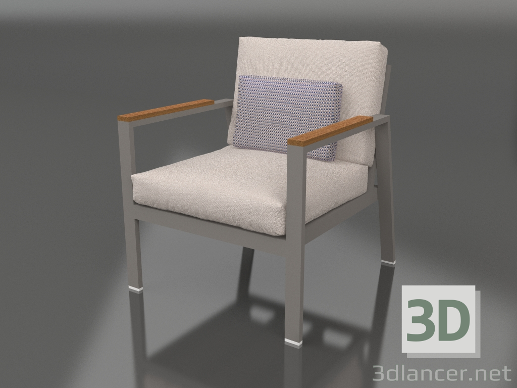 Modelo 3d Poltrona XS (cinza quartzo) - preview