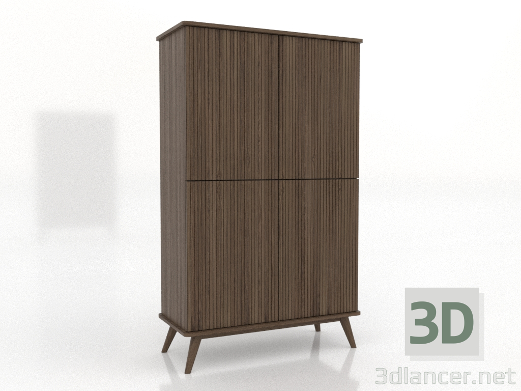 3d модель Шафа 5 1000х450х1650 мм (освітлений попелястий горіх) – превью 3d модель Шафа 5 1000х450х1650 мм (освітлений попелястий горіх) – превью