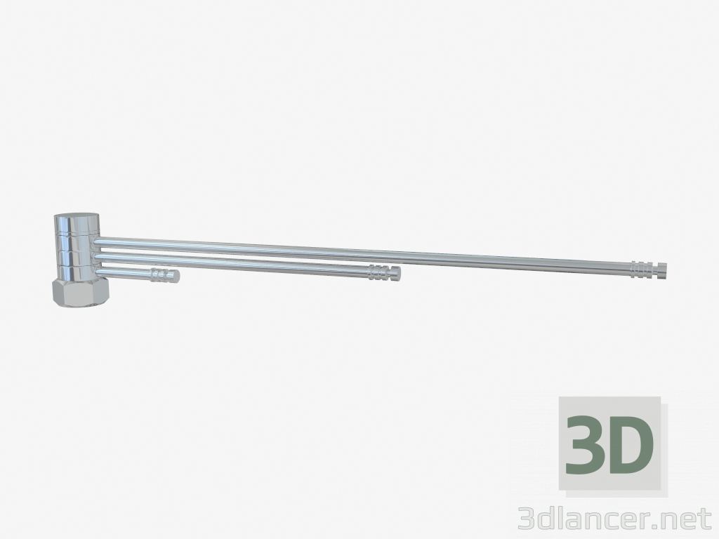 3d model Hanger FAN-DV (on the water heated towel rail) - preview