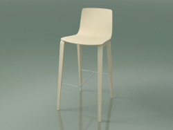 Bar stool 5903 (4 wooden legs, white birch)