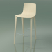 3d model Bar stool 5903 (4 wooden legs, white birch) - preview