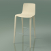 modèle 3D Tabouret de bar 5903 (4 pieds en bois, bouleau blanc) - preview