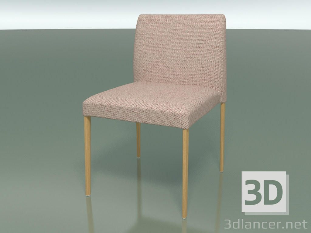 3D Modell Stapelbarer Stuhl 2700 (mit Stoffbezug, natürliche Eiche) - Vorschau