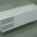 3D Modell Waschbecken mit Schublade und Fach (06UC934D2, Glacier White C01, L 168, P 50, H 48 cm) - Vorschau