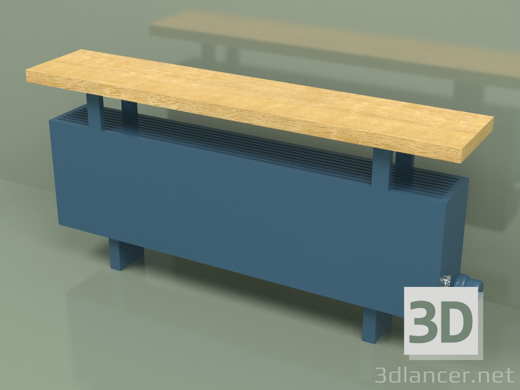3D modeli Konvektör - Aura Bank (280x1000x146, RAL 5001) - önizleme
