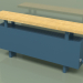 3d модель Конвектор - Aura Bench (280х1000х146, RAL 5001) – превью