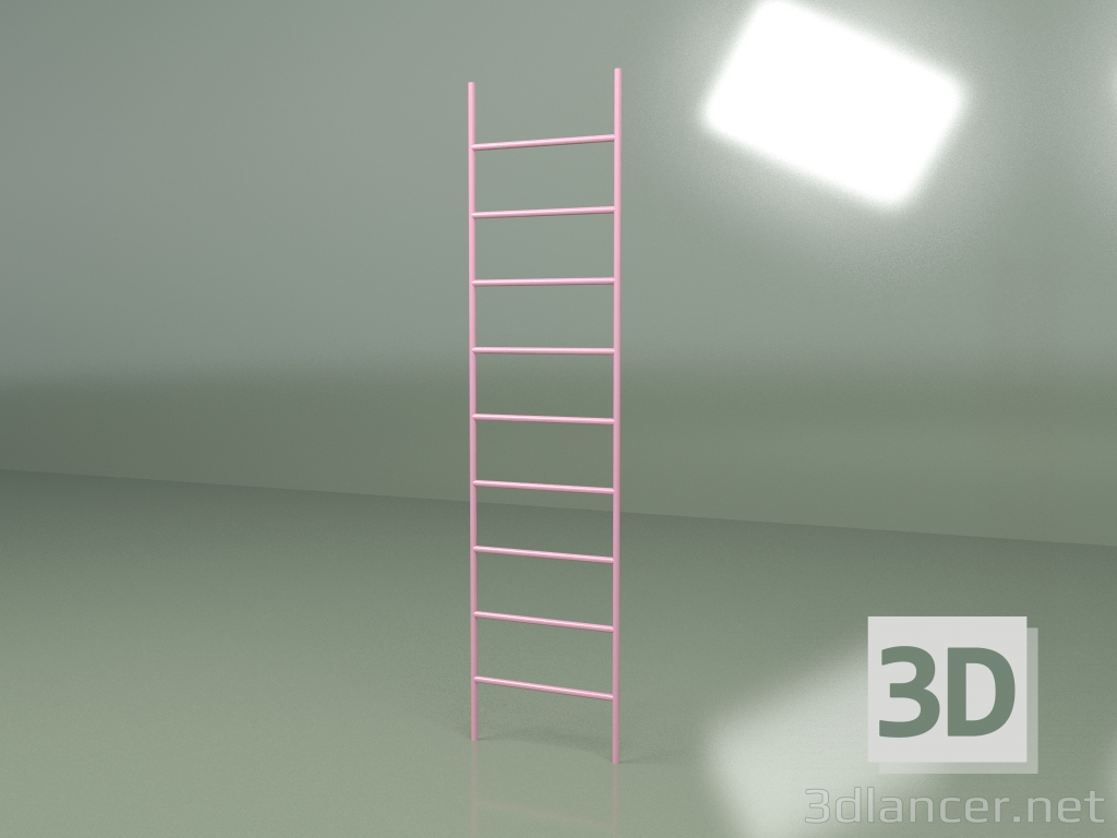 Modelo 3d Escada (rosa) - preview