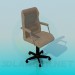 3d model Armchair on wheels - preview