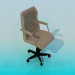 3d model Armchair on wheels - preview