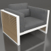 3d модель Кресло для отдыха с высокой спинкой (White) – превью