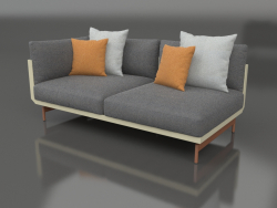 Sofa module, section 1 left (Gold)