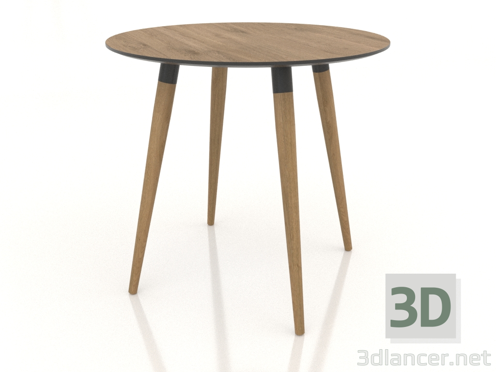 3d модель Стіл обідній BRUNO 800х800х750 мм (натуральний дуб) – превью