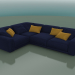 3d model Sofa four-seater angular Tutto (1440) - preview