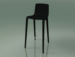 Bar stool 5903 (4 wooden legs, black birch)