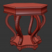 3D Klasik masa modeli satın - render
