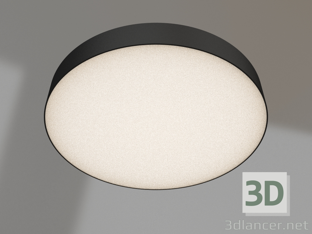 3D Modell Lampe SP-RONDO-R500-50W Day4000 (BK, 120 Grad, 230V) - Vorschau