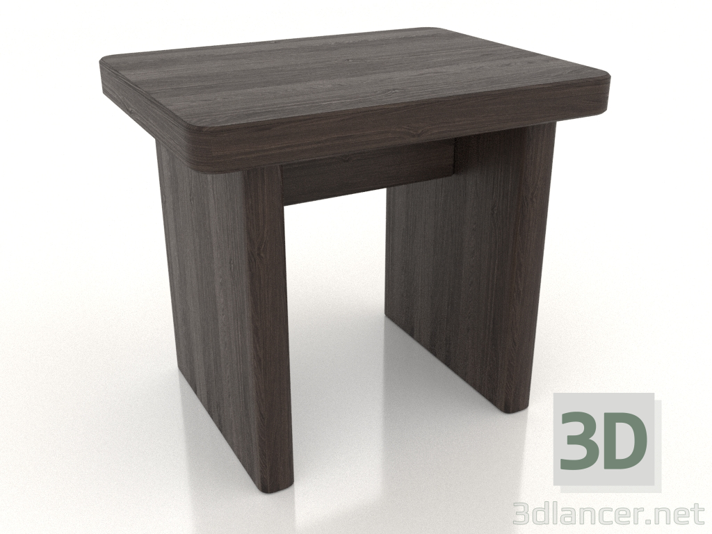 3D Modell Hocker (Esche Walnuss) - Vorschau