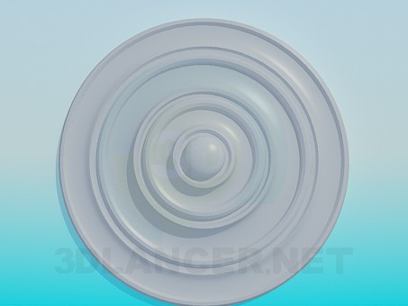 3d model Ceiling outlet - preview 3d model Ceiling outlet - preview