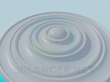 3d model Ceiling outlet - preview 3d model Ceiling outlet - preview