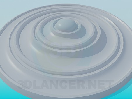 3d model Ceiling outlet - preview 3d model Ceiling outlet - preview