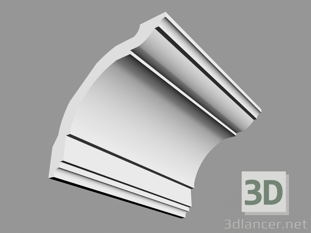 3D modeli Korniş СХ127 (9.4 x 9.4 cm) - önizleme