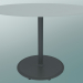 3d model Table BON (9382-51 (⌀ 70cm), H 51cm, HPL white, cast iron gray aluminum) - preview