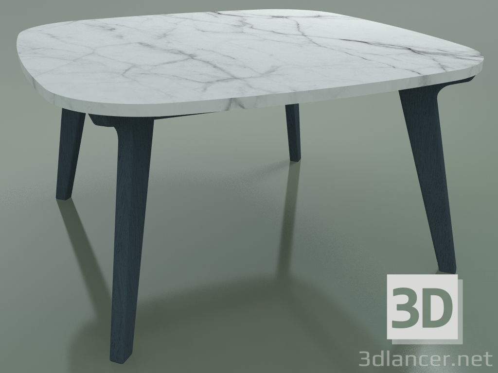 3d model Dining table (231, Marble, Blue) - preview