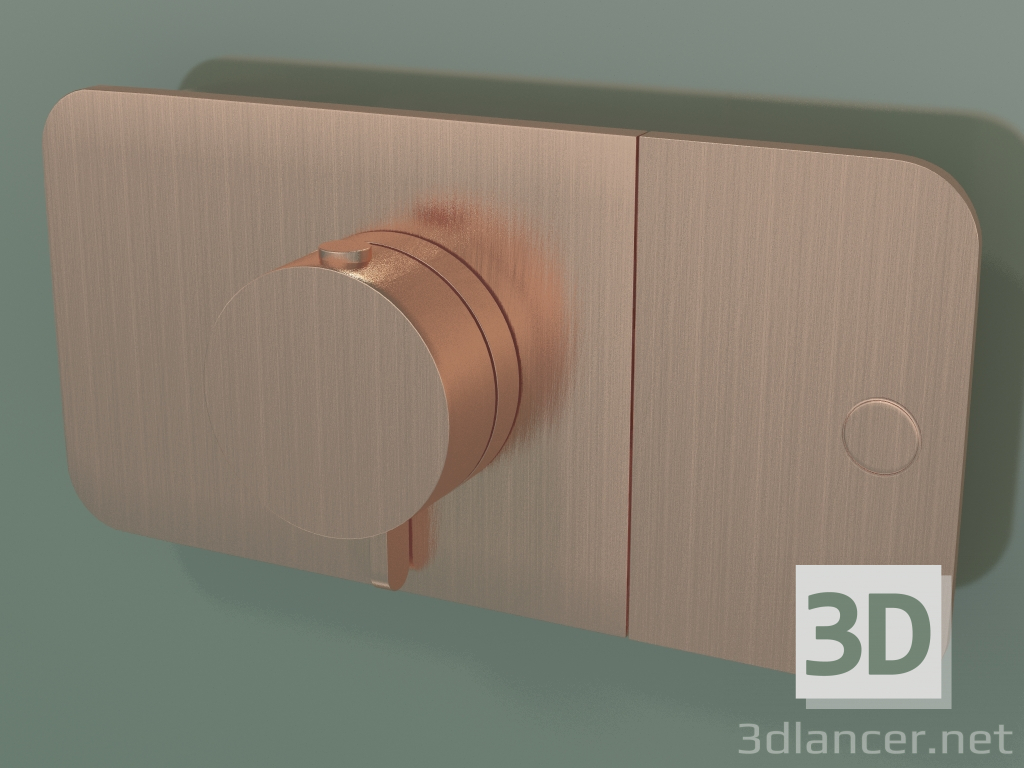 3D modeli Duş bataryası, 1 çıkış (45711310) - önizleme