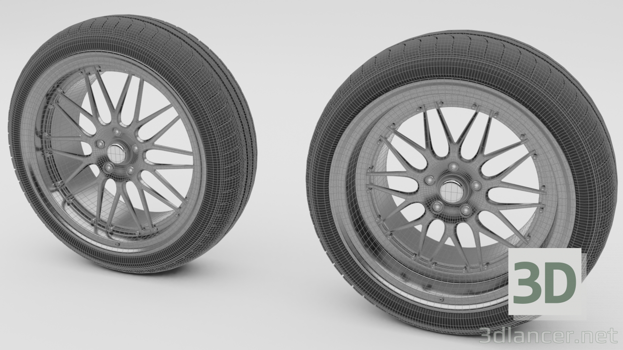 3d Model Car Wheel 76264 3419